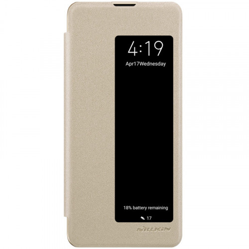 Nillkin Sparkle S-View Pouzdro pro Huawei P30 Pro Gold